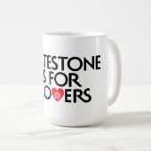 Whitestone is voor liefhebbers koffiemok (Voorkant rechts)