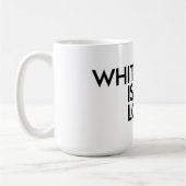 Whitestone is voor liefhebbers koffiemok (Links)