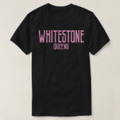 Whitestone Queens NY  Tet Pink Print Pullov T-shirt (Design voorkant)