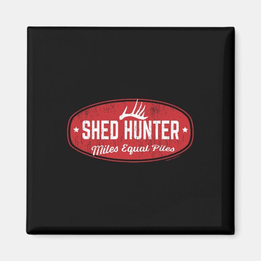 Whitetail Antler Shed Hunter Magneet (Voorkant)