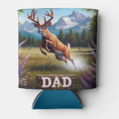 Whitetail Buck Dad Blikjeskoeler (Voorkant)