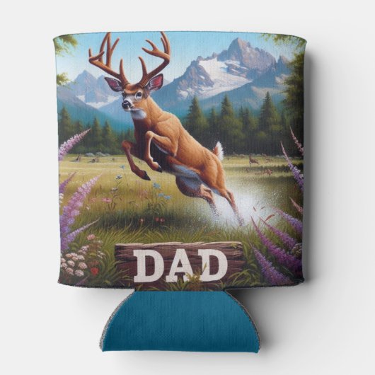 Whitetail Buck Dad Blikjeskoeler (Achterkant)