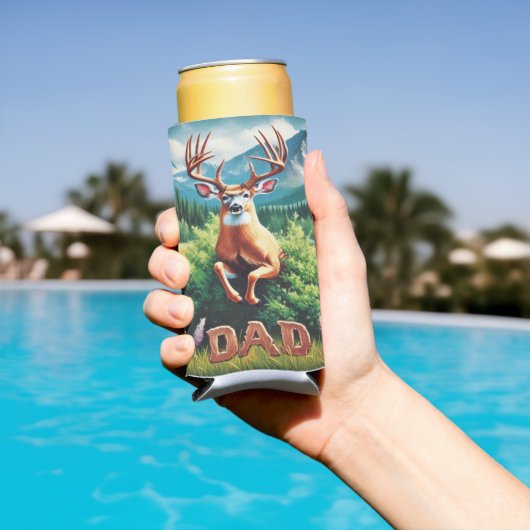 Whitetail Buck Dad Seltzer Blikjeskoeler (Insitu Zwembad)