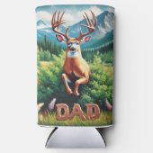 Whitetail Buck Dad Seltzer Blikjeskoeler (Voorkant)