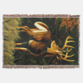 Whitetail Buck Deer Hunting Deken (Voorkant)