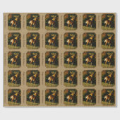 Whitetail Buck Deer Hunting Tan Cadeaupapier (Vlak)