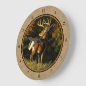 Whitetail Buck Deer Hunting Tan Grote Klok (Hoek)