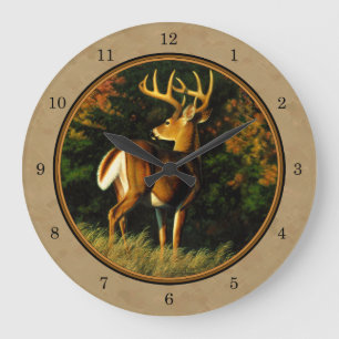Whitetail Buck Deer Hunting Tan Grote Klok