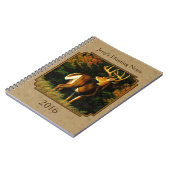 Whitetail Buck Deer Hunting Tan Notitieboek (Linkerzijde)