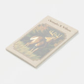 Whitetail Buck Deer Hunting Tan Post-it® Notes (Schuin)