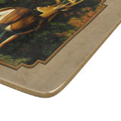 Whitetail Buck Deer Hunting Tan Snijplank (Hoek)