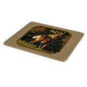 Whitetail Buck Deer Hunting Tan Snijplank (Hoek)