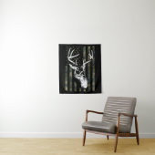 Whitetail Buck Deer Hunting USA Camouflage America Wandkleed (In situ)