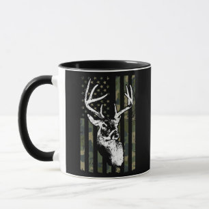 Whitetail Buck Deer Hunting USA Camouflage Mok