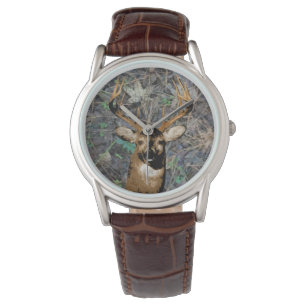 Whitetail Buck Deer Hunting Watch Horloge