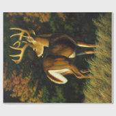 Whitetail Buck Deer in het najaar Cadeaupapier (Vlak)