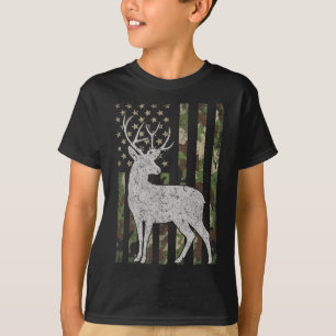 Whitetail Buck Deer Jagen Camouflage Verenigde Sta T-shirt