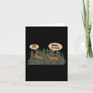 Whitetail Buck Funny Deer Hunting Season beroemd g Kaart