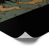 Whitetail Buck Funny Deer Hunting Season beroemd g Poster (Hoek)