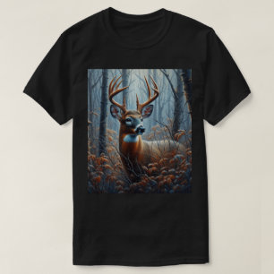 Whitetail Buck in bosbomen T-shirt