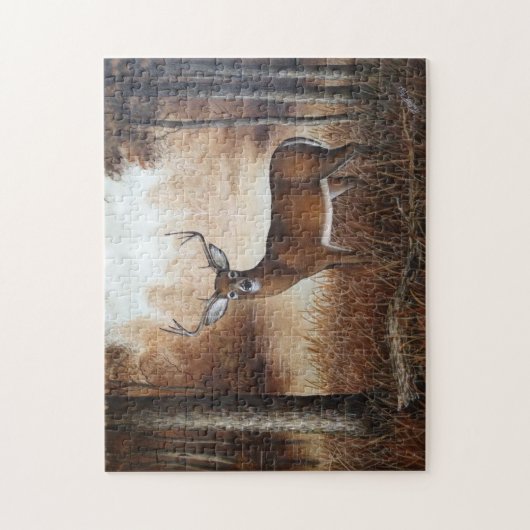 Whitetail Buck Legpuzzel (Verticaal)