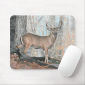 Whitetail Buck Mousepad Muismat (Met muis)