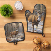 Whitetail Buck Ovenwant & Pannenlap Set (Top down)