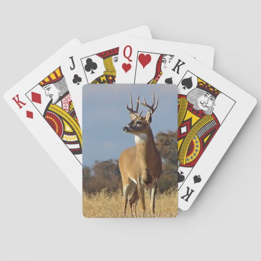 Whitetail Buck Pokerkaarten (Achterkant)