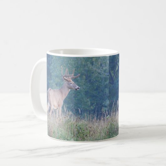 Whitetail Buck Profile Mok (Voorkant links)