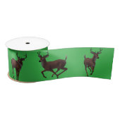 Whitetail Buck Ribbon Satijnen Lint (Spoel)