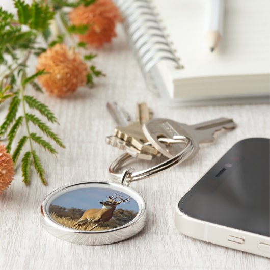 Whitetail Buck-Sleutelhanger Sleutelhanger (Zijkant)