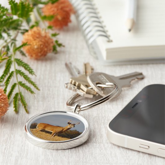 Whitetail Buck-Sleutelhanger Sleutelhanger (Zijkant)