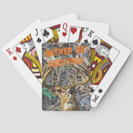 Whitetail Buck-spelkaarten, Deer Hunting-spellen Pokerkaarten