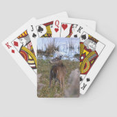 Whitetail Buck-spelkaarten Pokerkaarten (Achterkant)