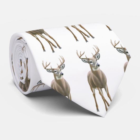 Whitetail Buck-Stropdas Stropdas (Opgerold)