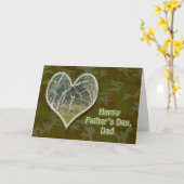 Whitetail Buck Vaderdag Kaart (Gele Bloem)