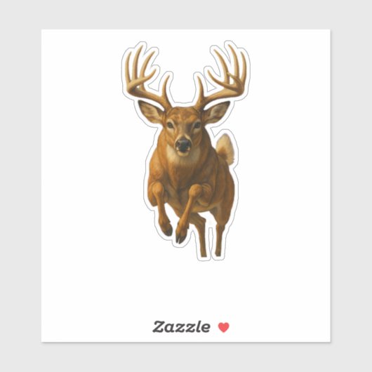 Whitetail Cut-out Sticker (Vel)
