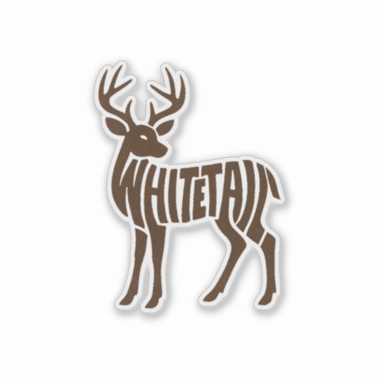 WHITETAIL Decal Sticker (Voorkant)