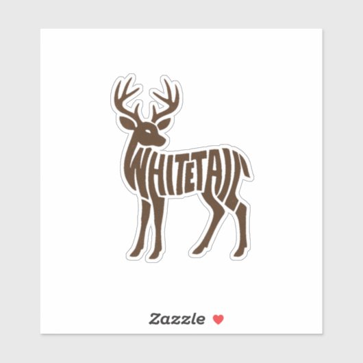 WHITETAIL Decal Sticker (Vel)