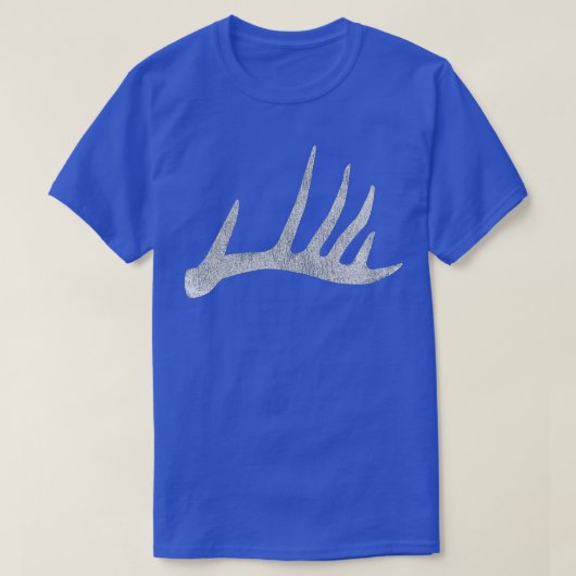 Whitetail Deer Antler Shed Rack Hunting Design T-shirt (Design voorkant)