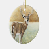 Whitetail Deer art Ornament (Rechts)