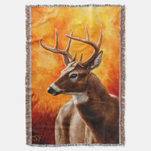 Whitetail Deer Autumn Gold Deken