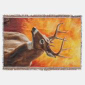 Whitetail Deer Autumn Gold Deken (Voorkant)