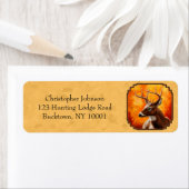 Whitetail Deer Autumn Gold Etiket (Insitu)