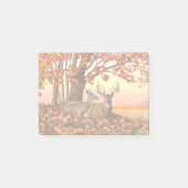 Whitetail Deer Autumn Maple Tree Post-it® Notes (Voorkant)