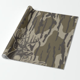 Whitetail Deer Bottomland Camo Deer Hunting Camo Cadeaupapier