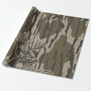 Whitetail Deer Bottomland Camo Deer Hunting Camo Cadeaupapier