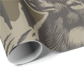 Whitetail Deer Bottomland Camo Deer Hunting Camo Cadeaupapier (Rol Hoek)