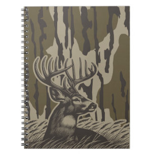 Whitetail Deer Bottomland Camo Deer Hunting Camo Notitieboek