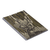 Whitetail Deer Bottomland Camo Deer Hunting Camo Notitieboek (Rechterzijde)